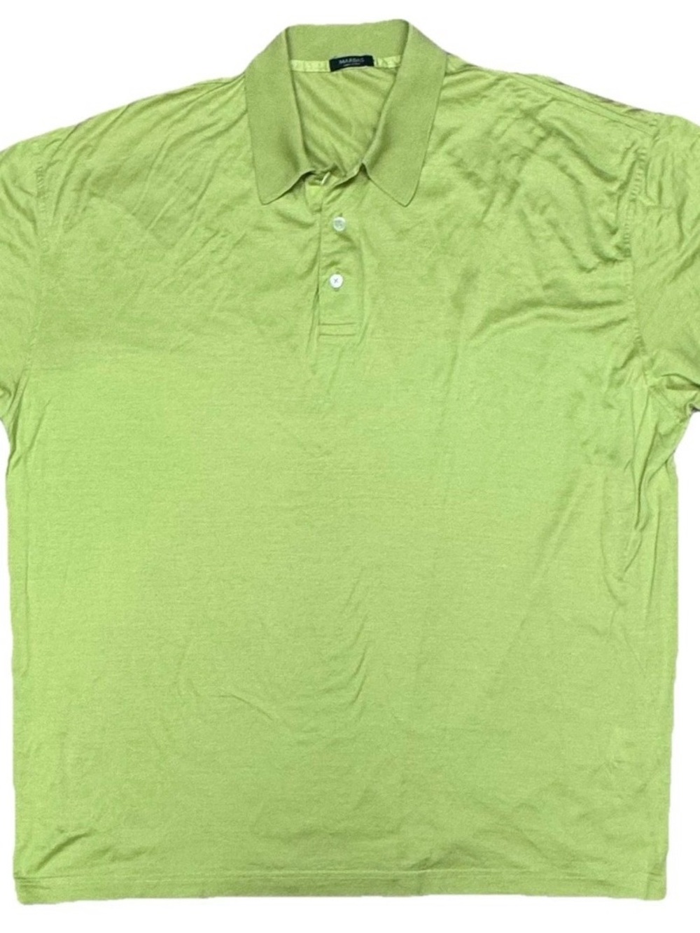 Marbas Men's Light Lime Polo Golf Shirt HERITAGE CLUB Made in ITALY
